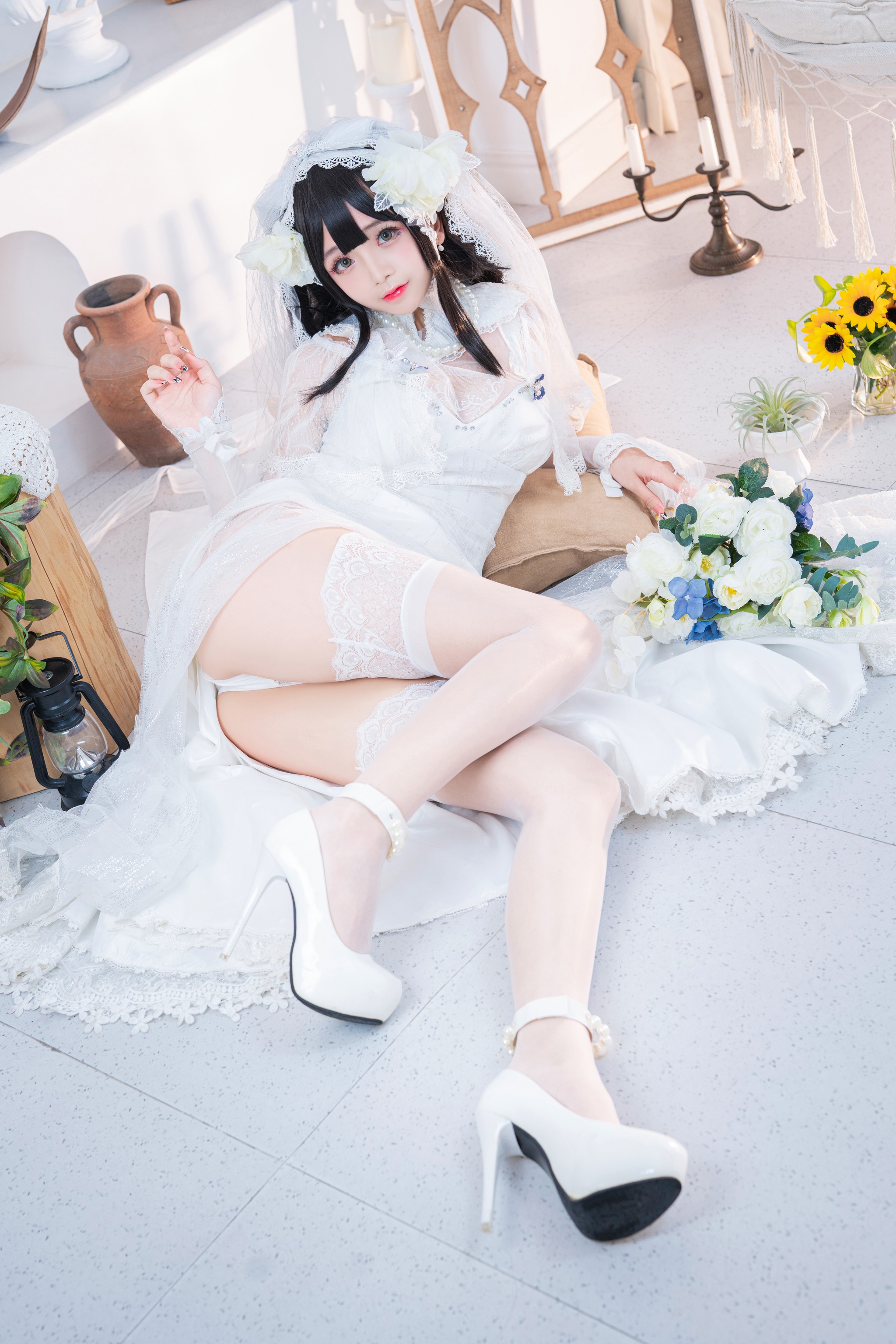 图片[1]-日奈娇 – NO.033 95式婚纱 [52P]-XikXak
